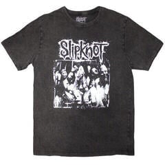 T-shirt Slipknot Album Splatter (Stone Wash Back Print) Charcoal Grey XL T-shirt