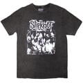 Slipknot Album Splatter (Stone Wash Back Print) Charcoal Grey 2XL Πουκάμισο