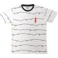 Slipknot The End, So Far Tribal-S & Barcode (Back Print Ringer) White L T-Shirt