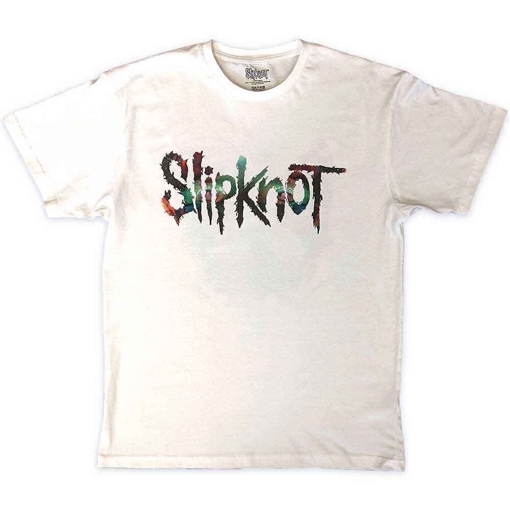 Camiseta de manga corta Slipknot Adderall Faceback (Back Print) White L Camiseta de manga corta