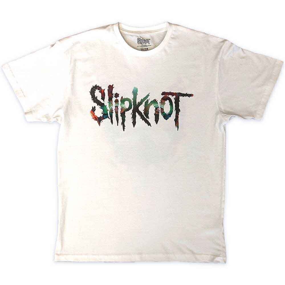 T-shirt Slipknot Adderall Faceback (Back Print) White 2XL T-shirt
