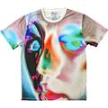 Slipknot Adderall Face (Sublimation Back Print) White L T-Shirt