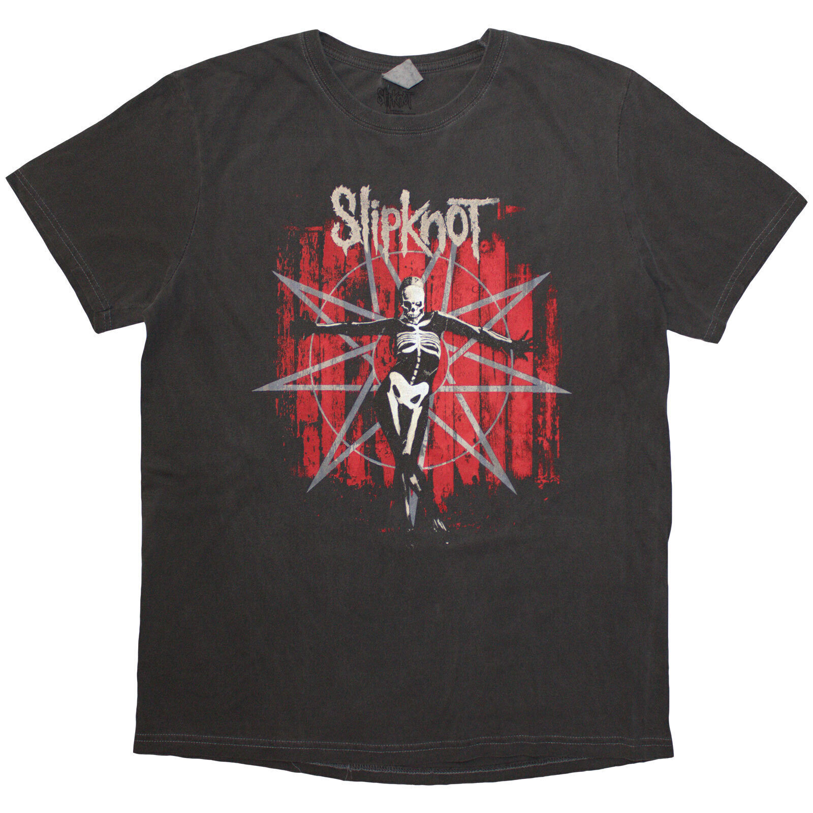 Majica Slipknot The Gray Chapter Star (Back Print & Wash Collection) Black Wash 2XL Majica