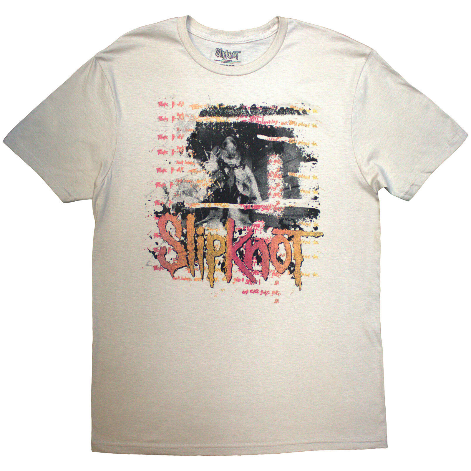 T-Shirt Slipknot 25th Anniversary Inlay (Back Print) Sand 2XL T-Shirt