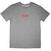 T-Shirt Slipknot Mini Logo (Back Print) Grey L T-Shirt