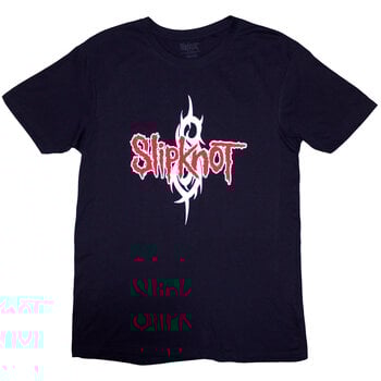 T-Shirt Slipknot Barcode (Back Print) Navy Blue M T-Shirt - 1