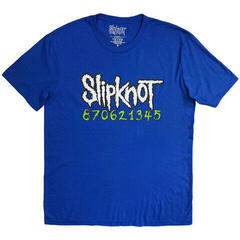 T-Shirt Slipknot Don't Ever Judge Me Neon (Back Print) Blue 2XL T-Shirt
