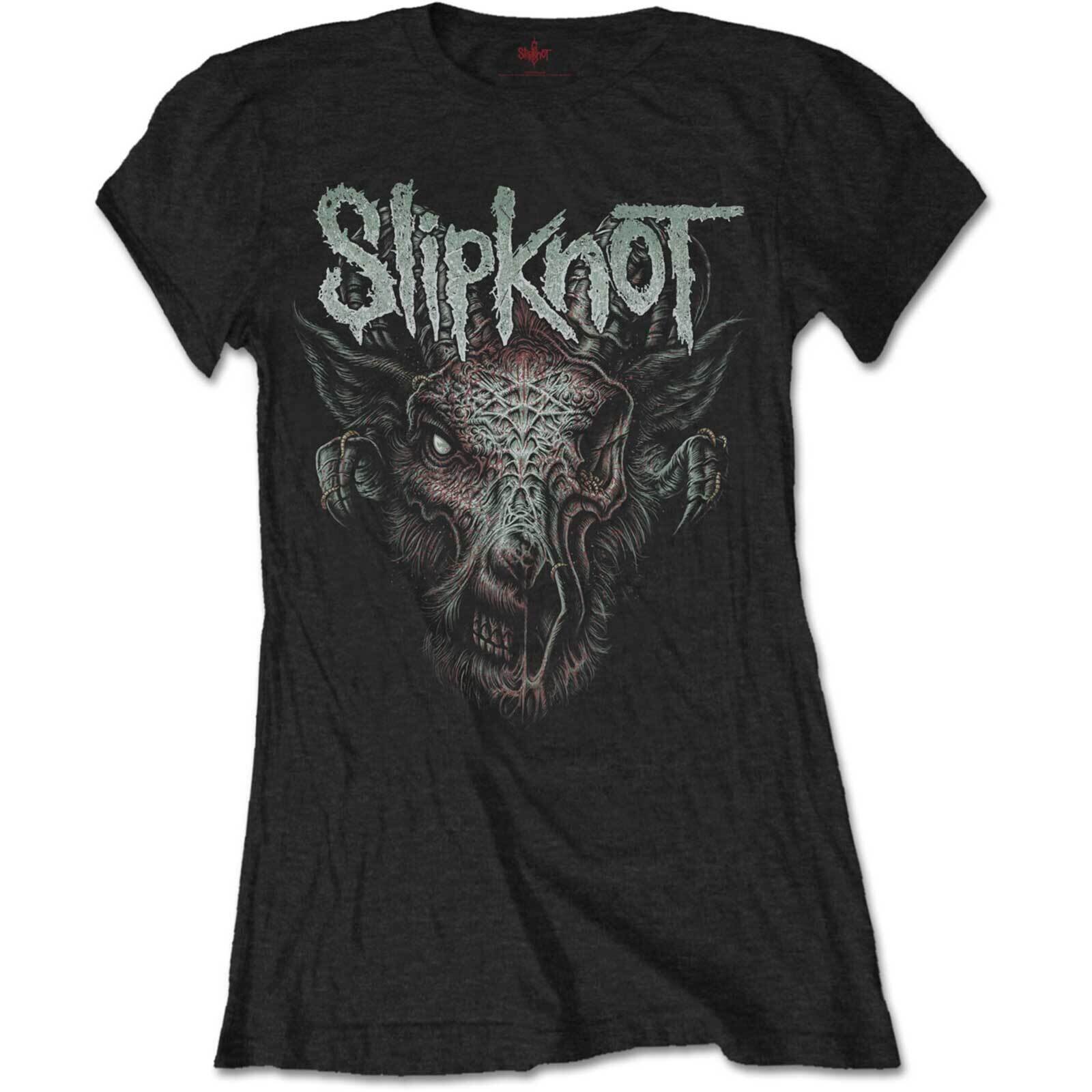 T-shirt Slipknot Infected Goat (Back Print) Black XL Feminino T-shirt