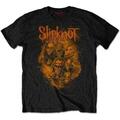 Slipknot WANYK Orange (Back Print) Black XL T-Shirt