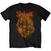 T-Shirt Slipknot WANYK Orange (Back Print) Black 2XL T-Shirt