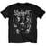 Majica Slipknot WANYK White Splatter (Back Print) Black M Majica