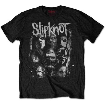 T-Shirt Slipknot WANYK White Splatter (Back Print) Black L T-Shirt - 1