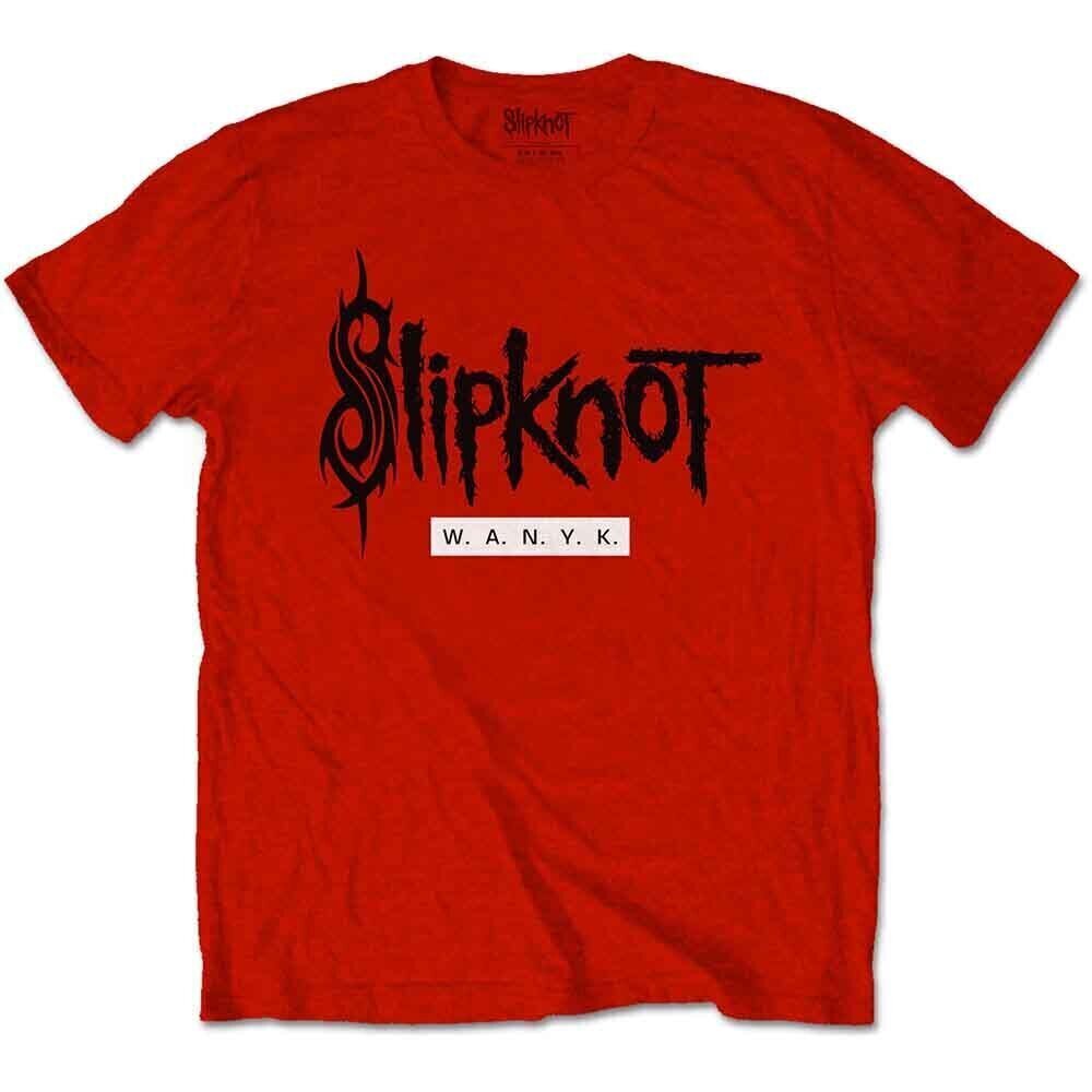 T-shirt Slipknot WANYK (Back Print) Red M T-shirt