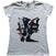 Tricou Slipknot Iowa Goat Shadow (Back Print) Heather Grey XS Damă Tricou