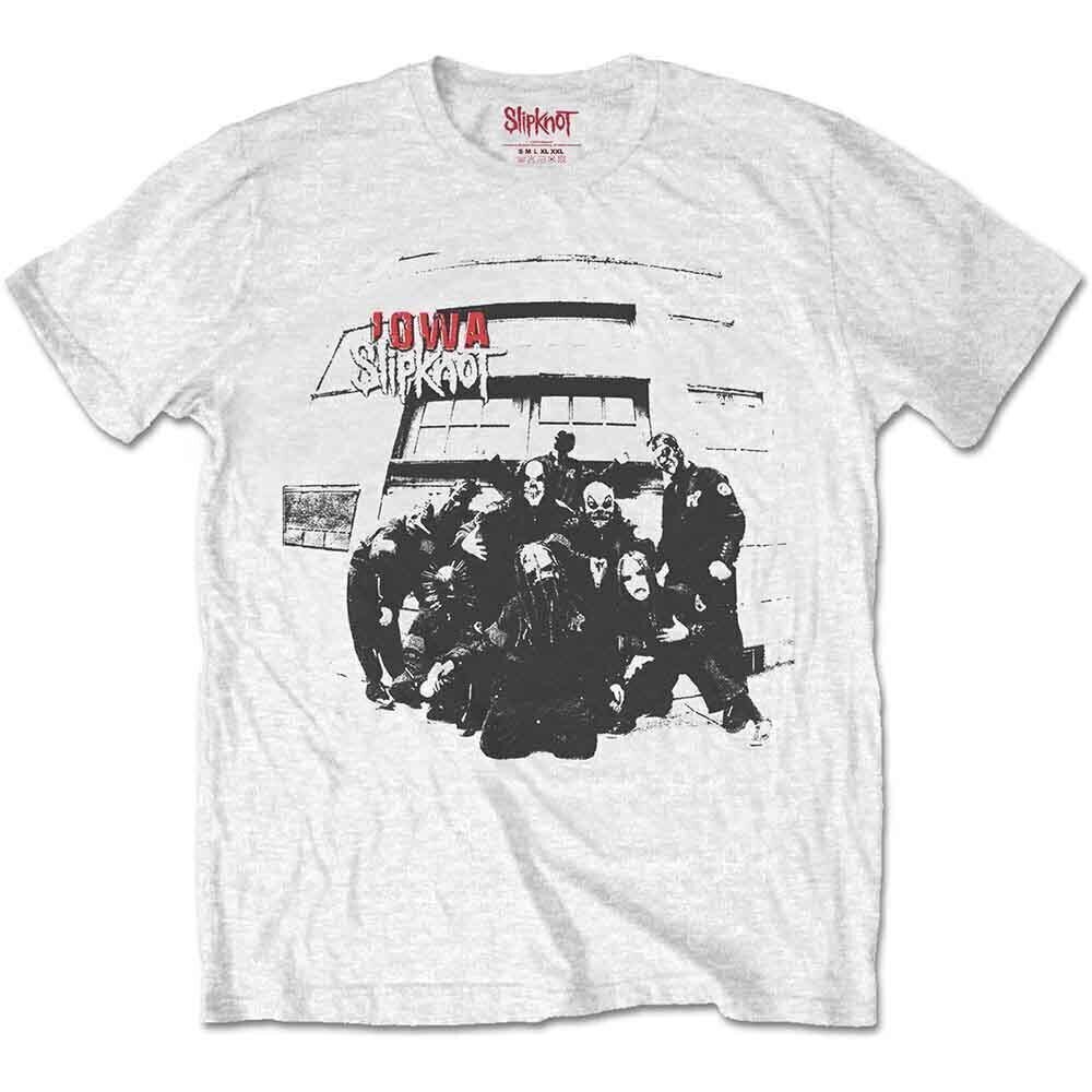 Tricou Slipknot Iowa Track List (Back Print) White S Tricou