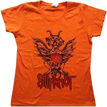 Košulja Slipknot Winged Devil (Back Print) Orange L Ženske Košulja - 1