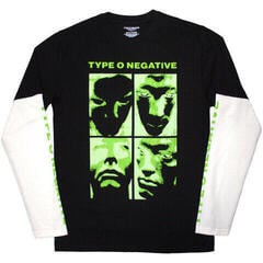 T-shirt Type O Negative Faces (Sleeve Print Layered)