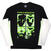 Skjorte Type O Negative Faces (Sleeve Print Layered) Black & White 2XL Skjorte