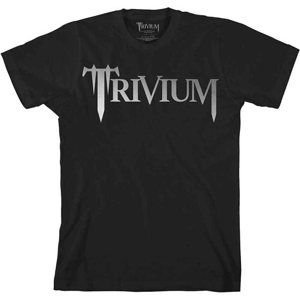 T-shirt Trivium Classic Logo (Metalic Print) Black XL T-shirt