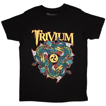 T-Shirt Trivium Dragon Circle Pit Black L T-Shirt - 1