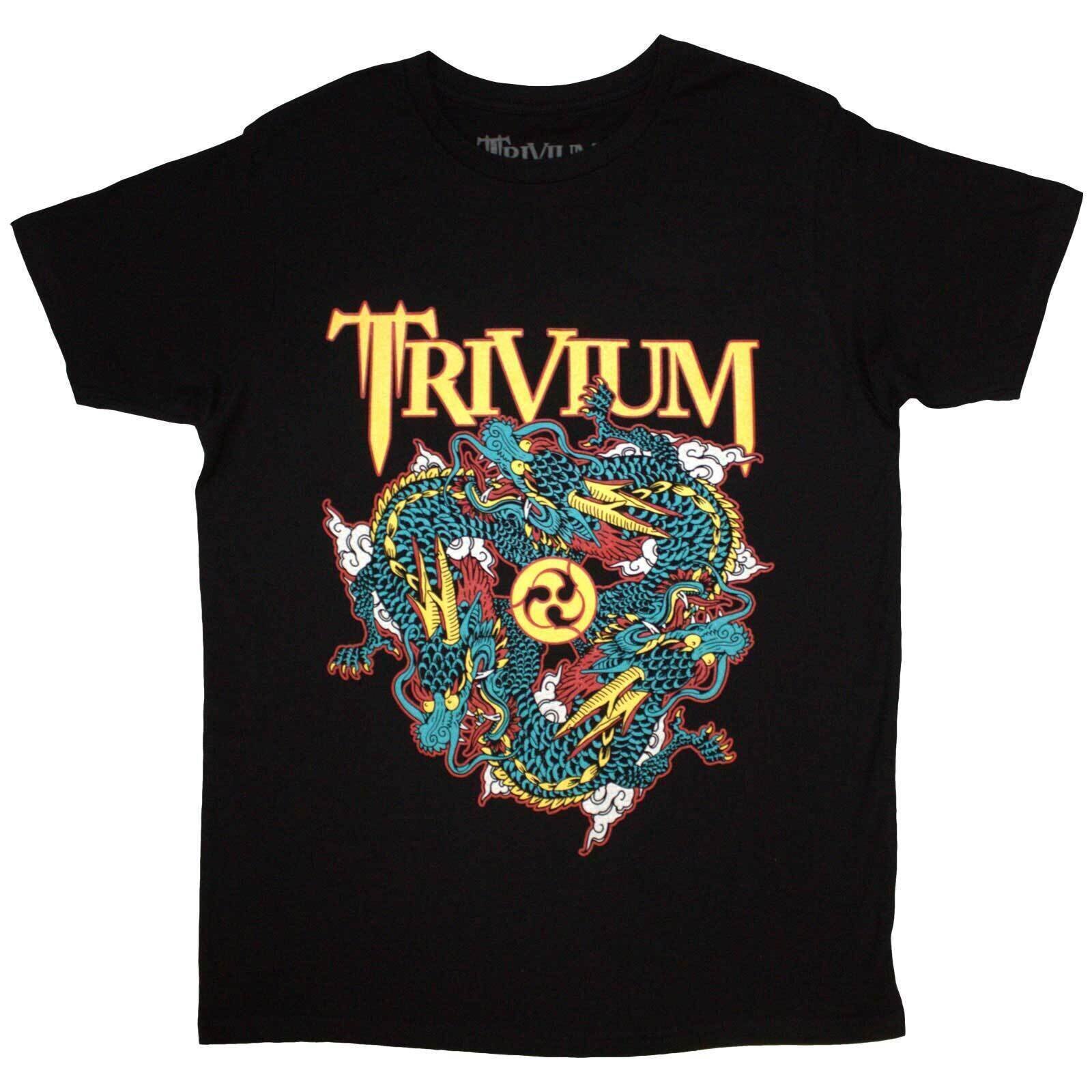 T-särk Trivium Dragon Circle Pit Black 2XL T-särk
