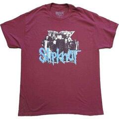 T-shirt Slipknot Goat Logo Demon (Back Print) Maroon Red 2XL T-shirt