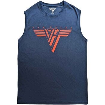 T-shirt Van Halen Classic Red Logo Denim Blue XL T-shirt - 1