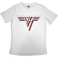 Van Halen Classic Red Logo White L De mujer Camiseta de manga corta
