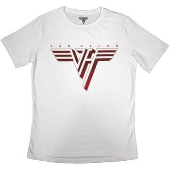 Tričko Van Halen Classic Red Logo White XL Dámske Tričko - 1