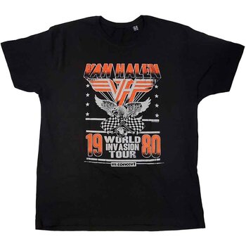 T-Shirt Van Halen Invasion Tour '80 Black 2XL T-Shirt - 1