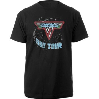 T-shirt Van Halen 1980 Tour Black XL T-shirt - 1