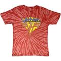 Van Halen Jagged Logo (Wash Collection) Red XL T-Shirt