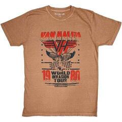 Tricou Van Halen World Invasion (Distressed) Pink M Tricou