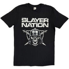 Skjorte Slayer Slayer Nation 2015 Dates (Back Print) Black S Skjorte