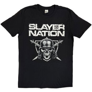 Skjorte Slayer Slayer Nation 2015 Dates (Back Print) Black S Skjorte - 1