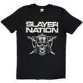 Slayer Slayer Nation 2015 Dates (Back Print) Black XL T-Shirt
