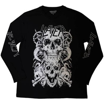 Košulja Slayer White Skulls (Sleeve Print) Black M Košulja - 1
