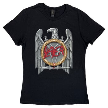 T-shirt Slayer Silver Eagle Black S Feminino T-shirt - 1