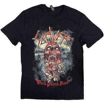 Košulja Slayer World Painted Blood Skull Black 2XL Košulja - 1