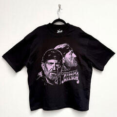 Tricou Willie Nelson Purple Graphic (Oversized)