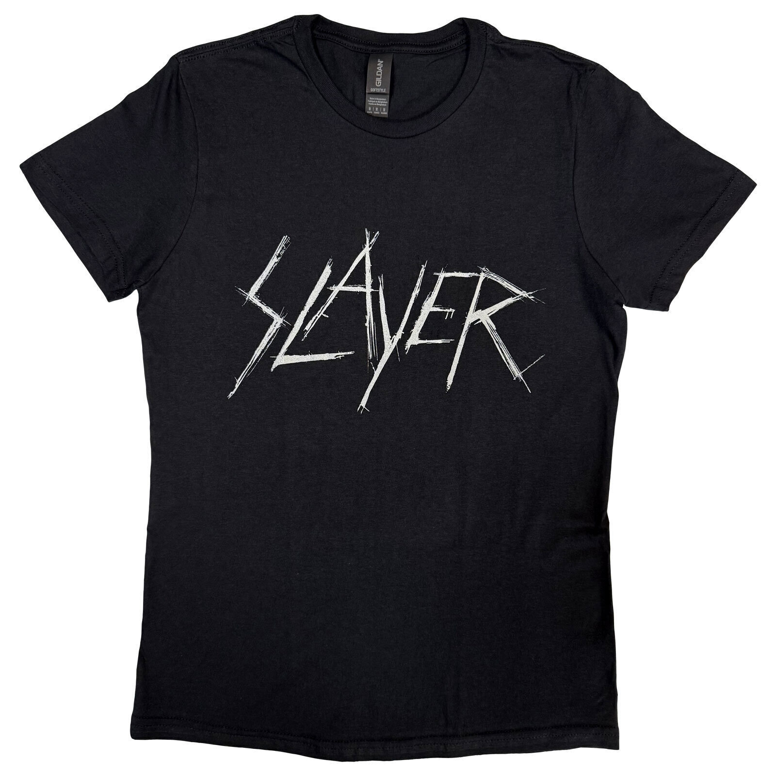 T-shirt Slayer Scratchy Logo Black M Feminino T-shirt