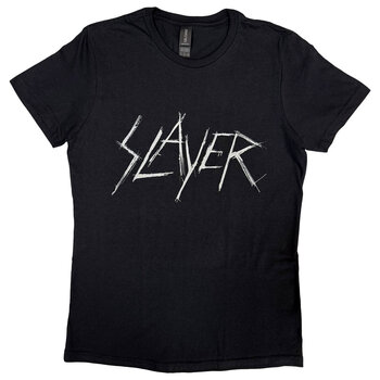 T-Shirt Slayer Scratchy Logo Black L Ladies T-Shirt - 1