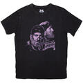 Willie Nelson Purple Graphic (Stone Wash) Black M Košulja