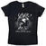T-Shirt Slayer Dagger Skull Black 2XL Ladies T-Shirt