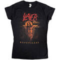 Slayer Repentless Crucifix Black M Damă Tricou