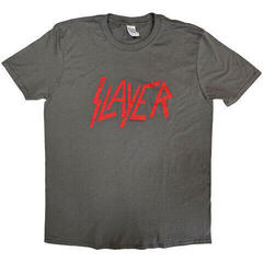T-shirt Slayer Distressed Logo Charcoal Grey M T-shirt