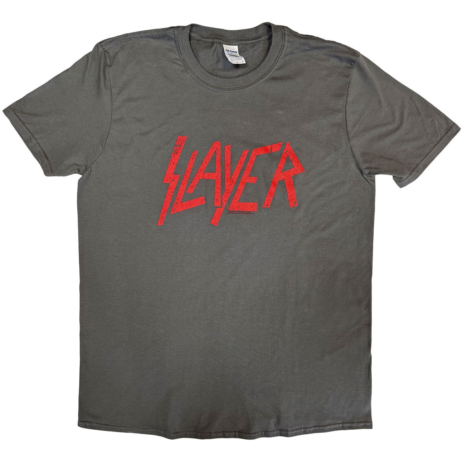 Košulja Slayer Distressed Logo Charcoal Grey XL Košulja