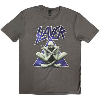 T-shirt Slayer Triangle Demon Charcoal Grey L T-shirt - 1