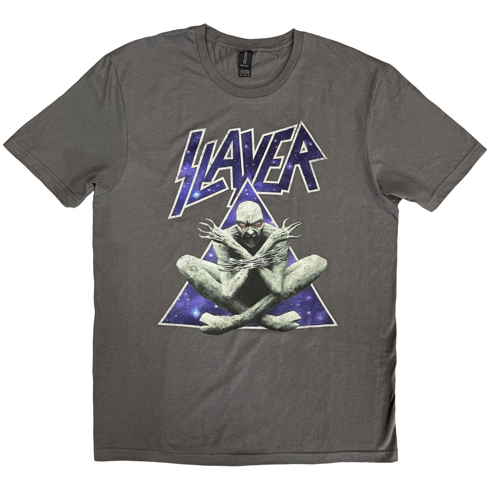 T-Shirt Slayer Triangle Demon Charcoal Grey 2XL T-Shirt