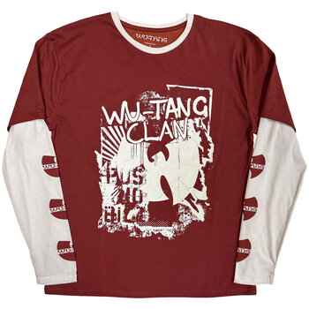 Риза Wu-Tang Clan Graffiti (Sleeve Print Layered) Red & White L Риза - 1
